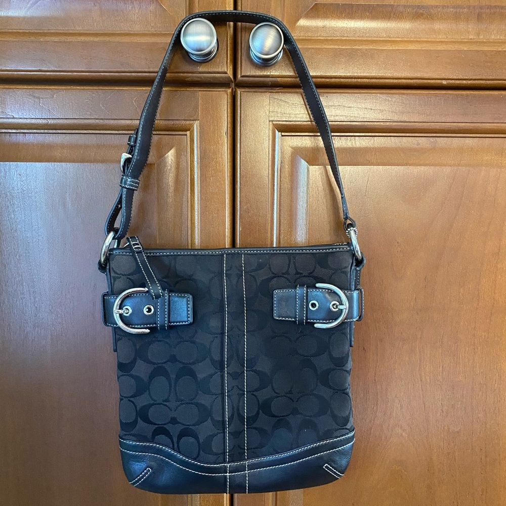 Coach shoulder tote